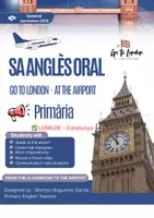 Vista previa - Unidades / Secuencias / Situaciones de Aprendizaje - SA Inglés 6º Primaria – At the Airport (Go to London) - Portada