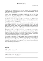 Vorschau - Arbeitsblätter - Kurzgeschichte Disco Regelschüler Nächtlicher Plan - Deckblatt
