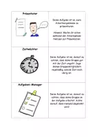 Vorschau - Bildkarten - Gruppenrollenkarten fürs Berufskolleg - Deckblatt