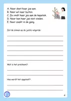 Voorbeeld - Begrijpend Lezen - zinnen ordenen (groep 4) - Pagina 3