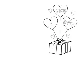Vorschau - Mal- und Bastelvorlagen - VALENTINSTAG - Grußkarten zum Ausdrucken - Seite 3