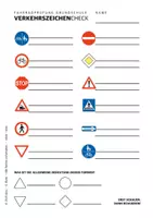 Vorschau - Unterrichtsreihen - VERKEHRSZEICHENCHECK - VERKEHRSERZIEHUNG FAHRRADPRÜFUNG -GRUNDSCHULE - Seite 1