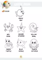 Vista previa - Hojas de trabajo - LITTE FISH STORYTIME WORKSHEETS COLLECTION - página 3