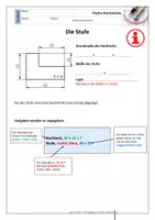Vorschau - Arbeitsblätter - TZ - Konstruktion von flachen Werkstücken - Stufe - Seite 1