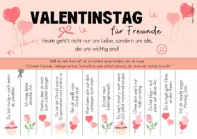 Vorschau - Mal- und Bastelvorlagen - Valentinstag 💕 | Abreißzettel | Botschaften to Go | SMV-Aktion | Sekundarstufe - Seite 2