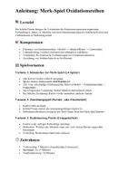 Vorschau - Spiele - Karten-Merk-Spiel Oxidationsreihen - Seite 1