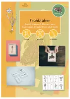 Vorschau - Spiele - Frühblüher - mit Wurzel/Zwiebel zum Ausmalen. Beschriften und mehr - Deckblatt