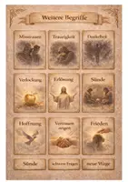 Vorschau - Präsentationen/Tafelbilder - Das Böse in der Bibel - Das Böse im Menschen - Tafelkarten und Gesprächskarten mit Begriffen für Diskussionen und Tafelbilder (Klasse 8 9 10) - Seite 2