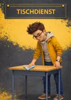 Vorschau - Poster - Klassendienste – Karten für den Klassenraum | Klassenorganisation - Deckblatt