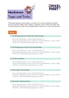 Vorschau - Arbeitsblätter - Markieren bei der Textverarbeitung: Tipps und Tricks - Seite 1