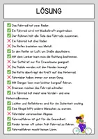 Vorschau - Arbeitsblätter - Das Fahrrad - Lesetext mit Fragen + Lösung - Seite 3