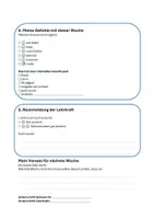 Vorschau - Anderer Materialtyp - Wöchentlicher Rückmeldebogen zum Verhalten - Seite 3