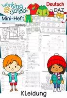 Vorschau - Arbeitsblätter - Kleidung - Deckblatt