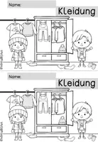 Vorschau - Arbeitsblätter - Kleidung - Seite 1