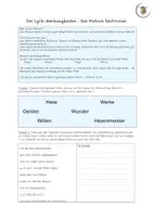 Vorschau - Arbeitsblätter - Materialpaket - Lyrik - Basiswissen - Seite 1