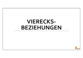 Vorschau - Präsentationen/Tafelbilder - Vierecks-Beziehungen klären (SH8) - Seite 1