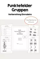 Vorschau - Arbeitsblätter - Punktefelder & Gruppensprache - Vorbereitung Einmaleins (KC 2025) - Deckblatt