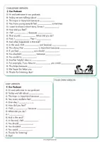Vorschau - Arbeitsblätter - Podcast Project – Speaking & Giving Advice - Seite 3