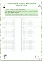 Vorschau - Arbeitsblätter - Rechenspaziergang: Schriftliche Multiplikation und Division - Deckblatt