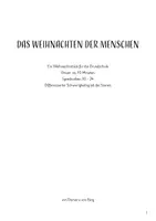 Vorschau - Mal- und Bastelvorlagen - Das Weihnachten der Menschen - Weihnachtliches Theaterstück (inklusive Tiermasken und Tafelbilder) - Seite 1