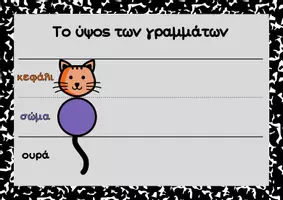 Προεπισκόπηση - Φύλλα εργασίας - Κάνω Καλά Γράμματα/Σωστό Ύψος Γραμμάτων,Βελτίωση Γραμμάτων|Αφίσα+Φωτοτυπίες,αλφαβήτα - Σελίδα 1