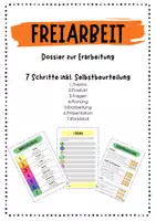 Vorschau - Unterrichtsreihen - Dossier für die Freiarbeit, eigene Projekte oder Begabtenförderung - Deckblatt