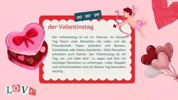 Vorschau - Anderer Materialtyp - Wortschatz Sprache der Liebe - der Valentinstag A2-B1 - Seite 2
