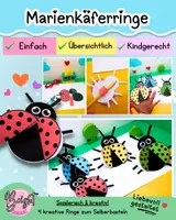 Vorschau - Arbeitsblätter - Marienkäfer basteln Schneiden & Kleben –Bastelmaterial - Deckblatt