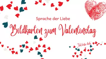 Vorschau - Bildkarten - Bildkarten Sprache der Liebe-der Valentinstag A2-B1 - Seite 1