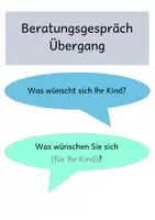 Vorschau - Anderer Materialtyp - Roter Faden, Leitfragen für den Übergang oder Übertritt an weiterführende Schulen - Seite 1