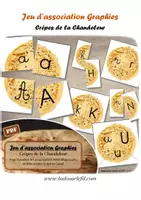 Aperçu - Apprentissages en autonomie - Jeu d'association de graphies - Crêpes de la Chandeleur - Page de couverture