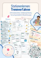 Vorschau - Arbeitsblätter - Trennverfahren / Stoffgemische trennen - Stationenlernen - Deckblatt