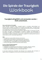 Vorschau - Arbeitsblätter - Workbook - Spirale der Traurigkeit - Mentale Gesundheit fördern - Seite 1
