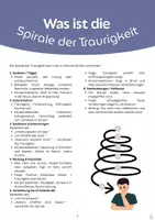 Vorschau - Arbeitsblätter - Workbook - Spirale der Traurigkeit - Mentale Gesundheit fördern - Seite 3