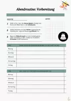 Vorschau - Arbeitsblätter - Gesunde Schulroutine II - Mehr Konzentration & Wohlbefinden - Seite 1