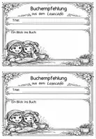 Vorschau - Unterrichtsreihen - Lesecafé - Meine Buchempfehlung - Seite 1