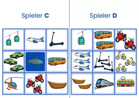 Vorschau - Spiele - Verkehrsmittel | Spiel | Singular und Plural |DaF DaZ - Seite 2