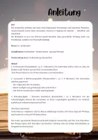 Vorschau - Arbeitsblätter - Wortzauber – Schreiben mit vier Wörtern (B2+) - Seite 1