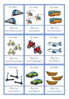 Vorschau - Spiele - Verkehrsmittel im Plural | Lesespiel | DaF DaZ | A1 A2 - Seite 2