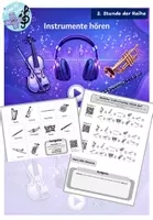 Vorschau - Arbeitsblätter - Orchesterinstrumente hören - Deckblatt