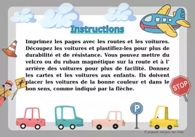 Aperçu - Apprentissages en autonomie - Atelier Algorithmes - Jeu - Sécurité routière - Moyens de transport - Page 1