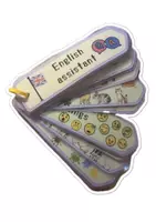 Vorschau - Anderer Materialtyp - English Assistant Moderationskarten Give me five - Deckblatt