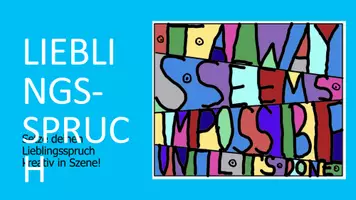 Vorschau - Stundenentwürfe - Kunstprojekt: Lieblingsspruch als abstraktes Bild | Schritt-für-Schritt-Anleitung - Seite 2