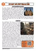 Vorschau - Arbeitsblätter - Die Stadt im Mittelalter (AB + Lösungen) - Seite 1