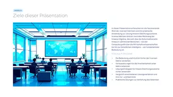 Vorschau - Präsentationen/Tafelbilder - Inverse Matrizen & lineare Gleichungssysteme – Zusammenhänge verstehen & sicher anwenden | Präsentation | Mathematik Sek II - Seite 1