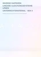 Vorschau - Unterrichtsreihen - Inverse Matrizen & lineare Gleichungssysteme – Zusammenhänge verstehen und sicher anwenden | Unterrichtsmaterial | Mathematik Sek II - Deckblatt