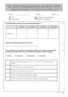 Vorschau - Test - Beschäftigungsverhältnisse Leistungsnachweis Probe - Seite 2