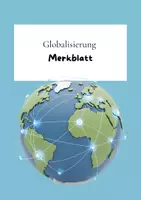 Vorschau - Arbeitsblätter - Materialpaket: Globalisierung - Deckblatt