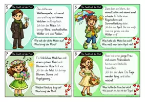 Vorschau - Stundenentwürfe - "Die Zwölf mit der Post" - Unterrichtsmaterial zum Märchen (Legekreis und Arbeitsblätter) - Seite 2