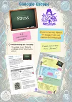 Vorschau - Spiele - Escape Stress mit Infotext (9. Klasse) - Deckblatt